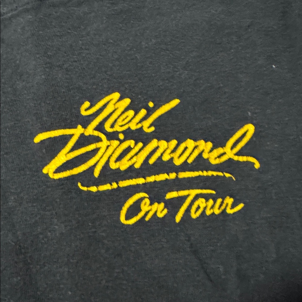 RARE Vintage 1980’s NEIL DIAMOND black concert tee